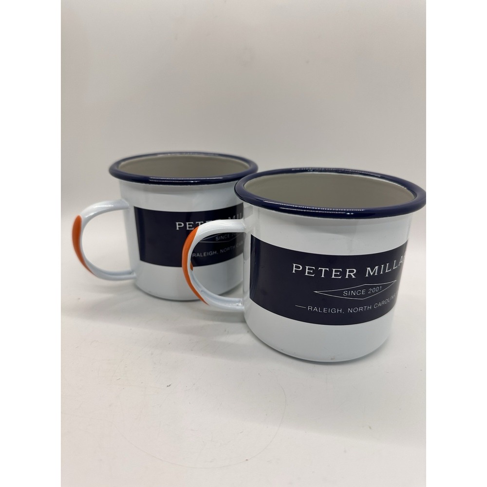 Peter Millar‎ Crown Enamal Mug Set
